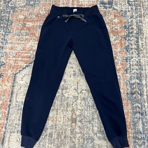 Figs Women’s Navy Jogger Scrubs Pants size XS flaw
